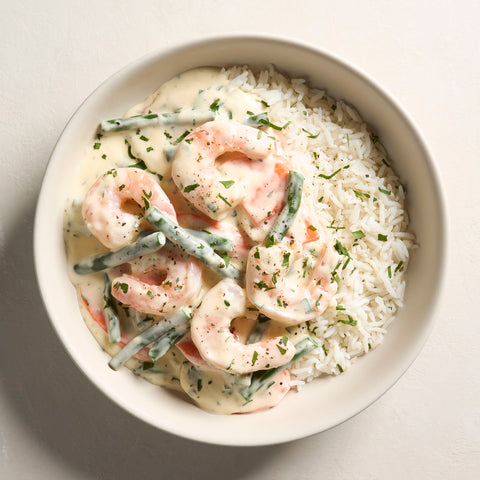 Creamy Garlic Prawns