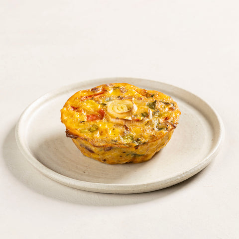Bacon, Corn & Leek Frittata
